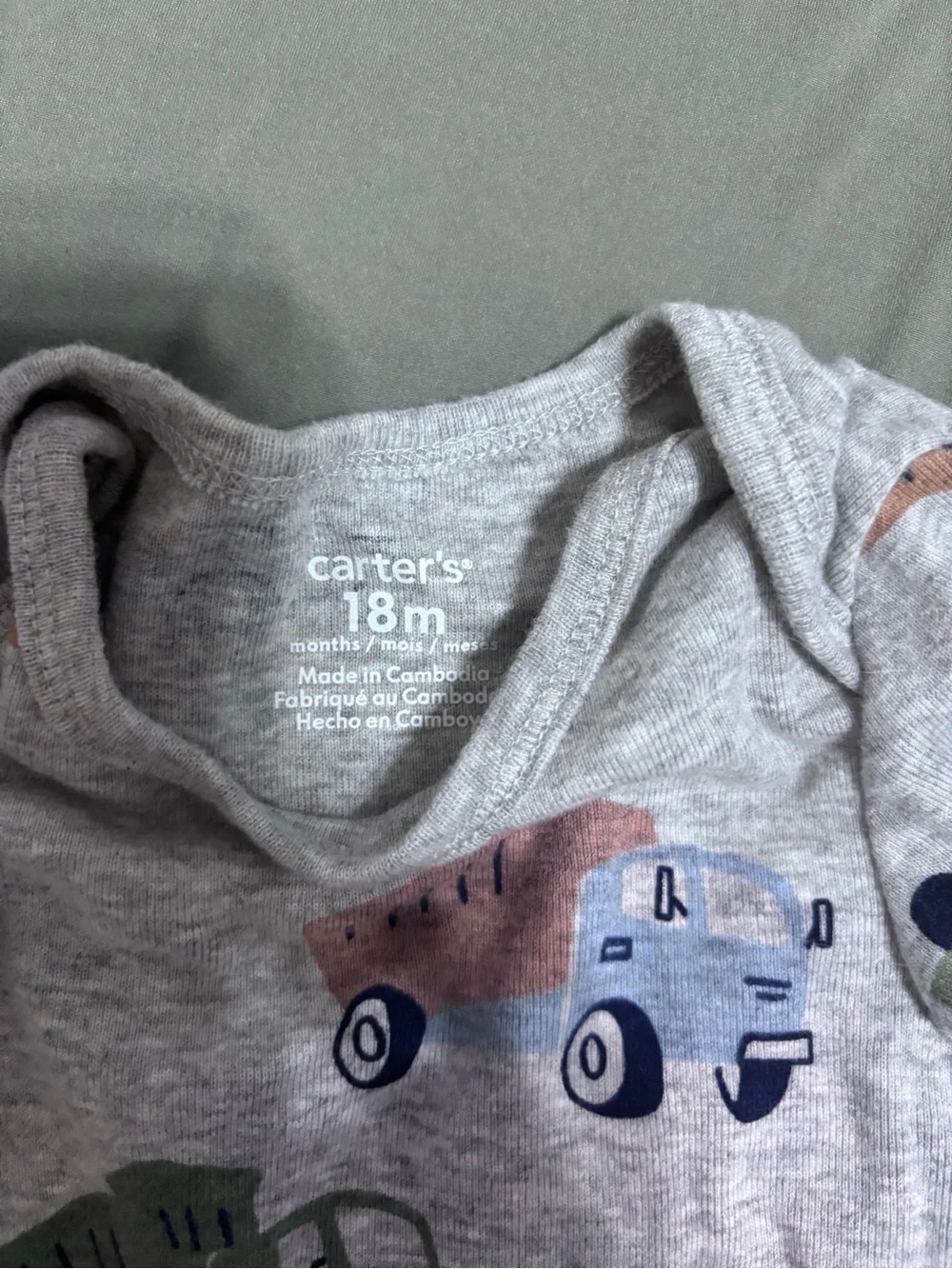 3-Pack Baby Bodysuits Carter’s 18 months NWOT